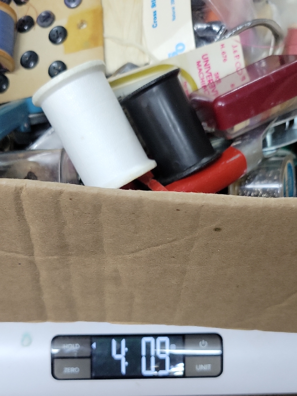 Sewing Notions Lot with Thread Spools & Scissors - Multi - Picture 17 of 17